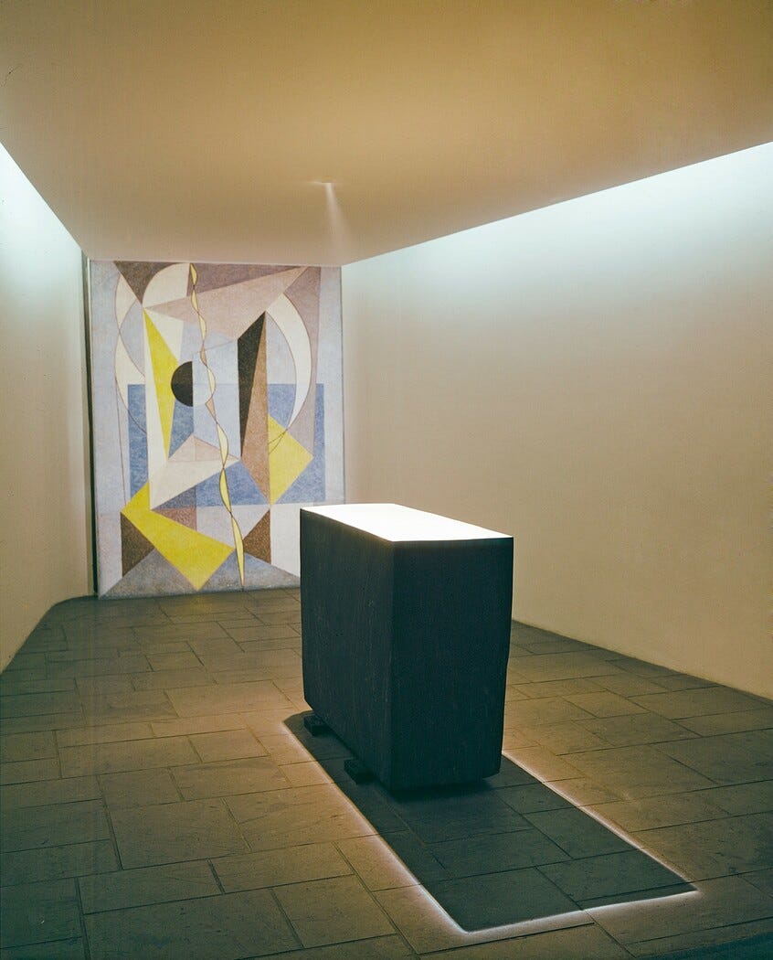 Meditation Room, 1952, Sweden, Friends of the UN Meditation Room, and Marshall Field Foundation Meditation Room, 1952, Sweden, Friends of the UN Meditation Room, and Marshall Field Foundation