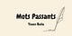 Mots Passants - Yoan Bela