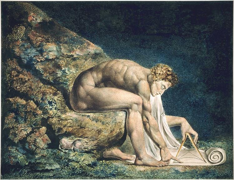 Isaac Newton, 1795 - William Blake