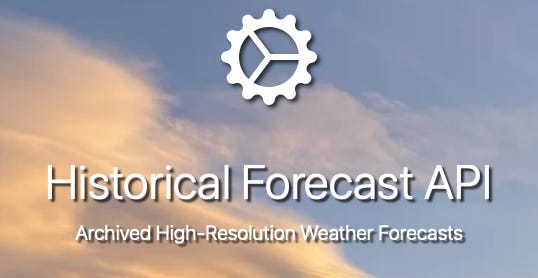 Introducing the Historical Forecast API