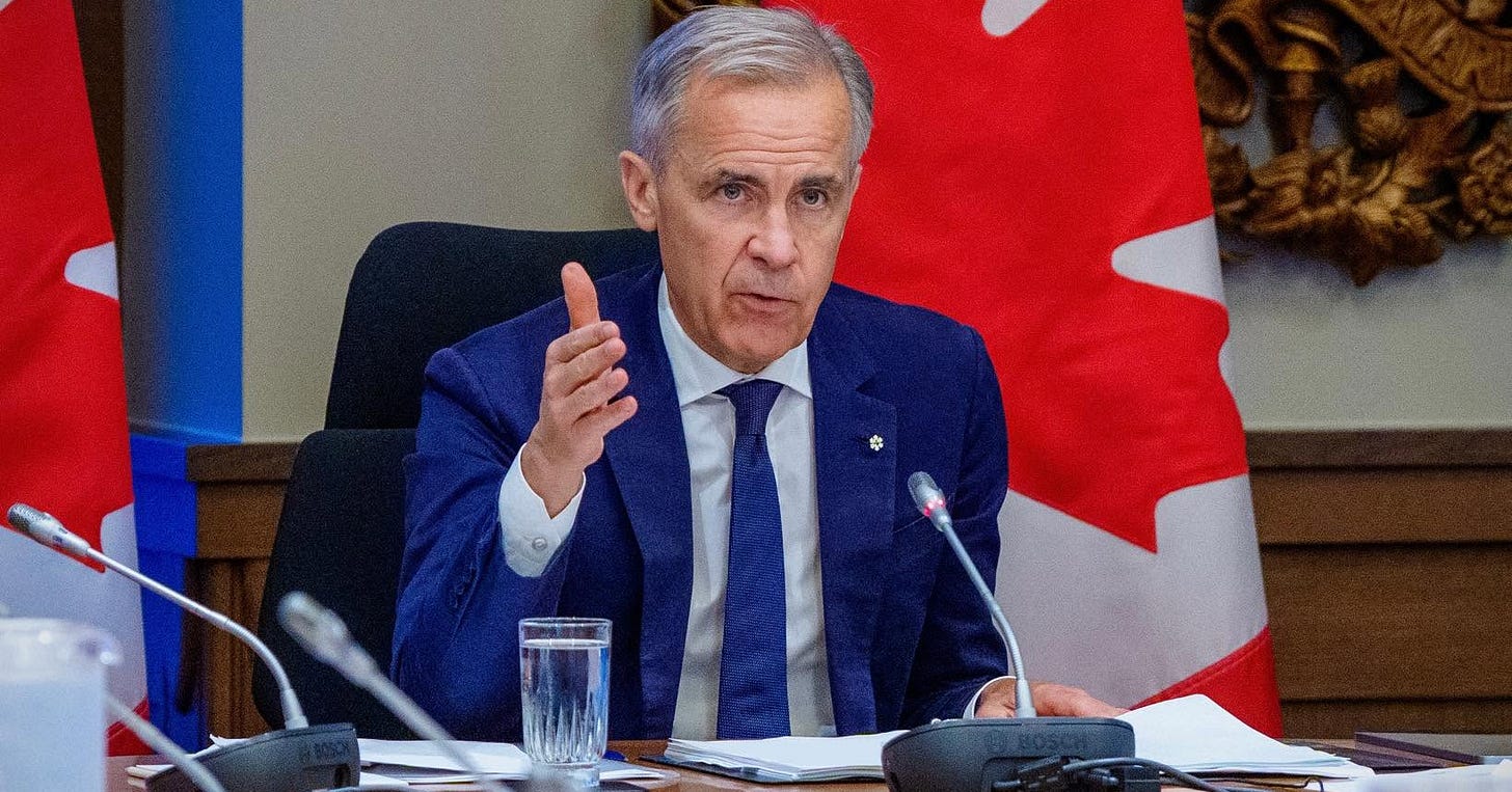 Le premier ministre Carney participe à une réunion virtuelle des premiers ministres à Ottawa, en Ontario.