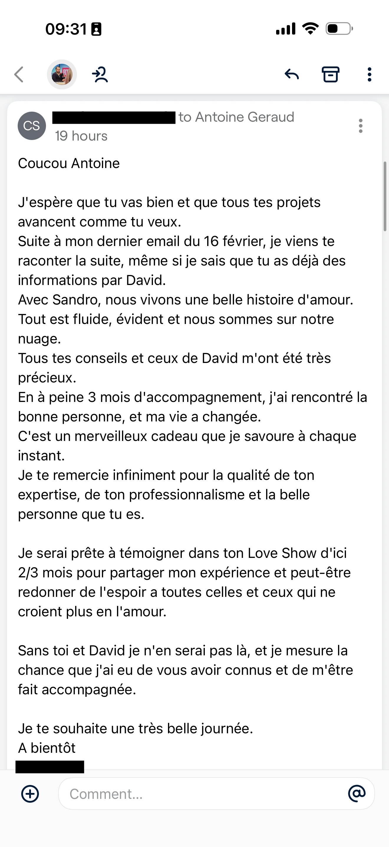 3 mois. - Antoine Geraud