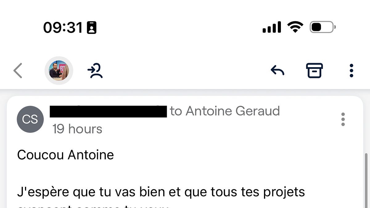 3 mois. - Antoine Geraud