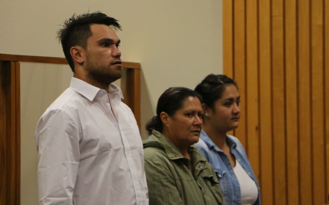 From left, Shane Christopher Neil, Donna Parangi and Lacey Te Whetu. From left, Shane Christopher Neil, Donna Parangi and Lacey Te Whetu.