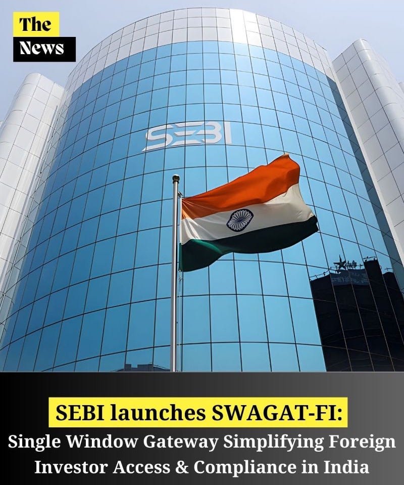 SEBI Introduces SWAGAT-FI for Foreign Investors | Anmol Ratan Bajpayee posted on the topic | LinkedIn SEBI Introduces SWAGAT-FI for Foreign Investors | Anmol Ratan Bajpayee posted on the topic | LinkedIn