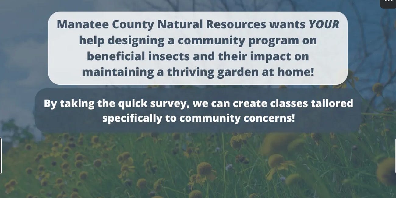 Community Survey Launched to Shape New Manatee County Gardening Program for 2026