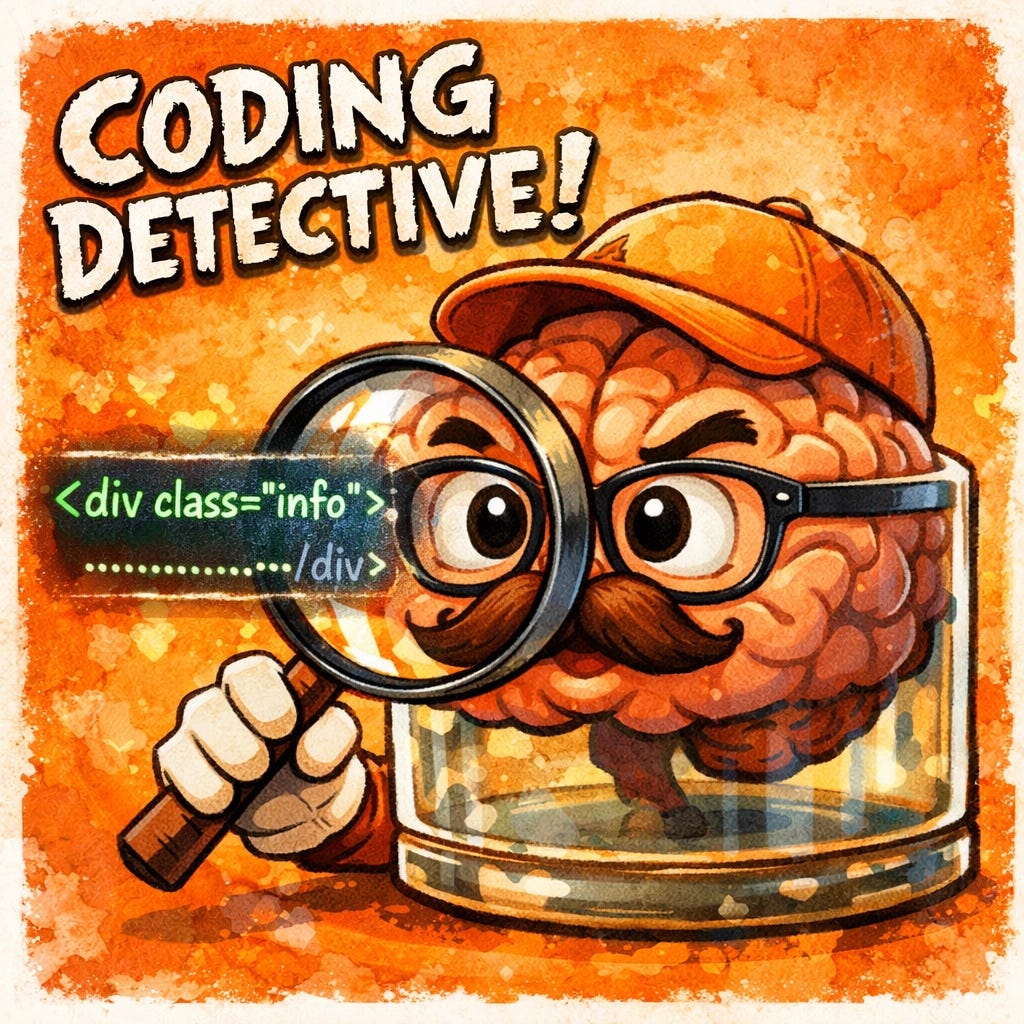 Nicholas Rhodes AI Research mascot with a magnifying glass analyzing code for tech consulting for entrepreneurs. Nicholas Rhodes AI Research mascot with a magnifying glass analyzing code for tech consulting for entrepreneurs.