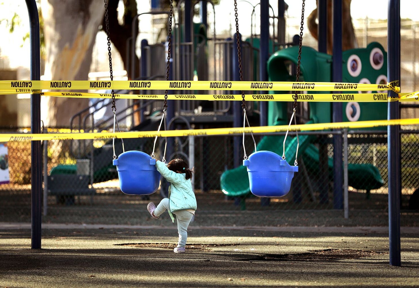 Amid the pandemic, L.A. parents fume over closed playgrounds - Los Angeles  Times