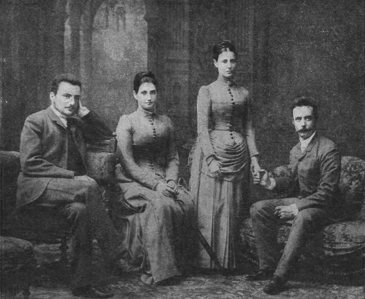 Istvan Tisza and Ilona Tisva (left), 1904, Wikimedia Commons