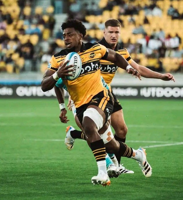 May be an image of football and text