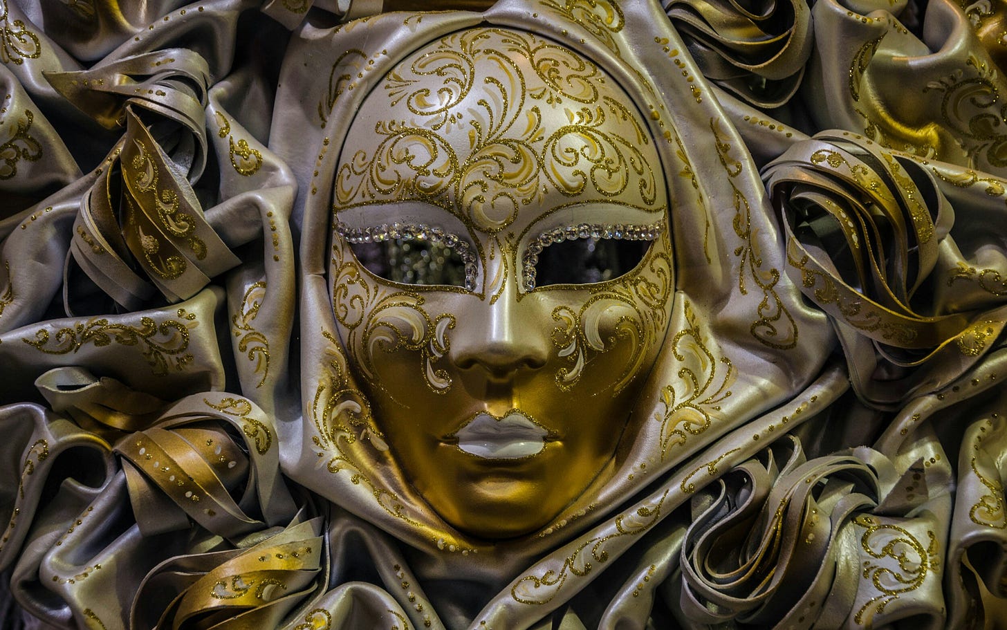 A gold mask