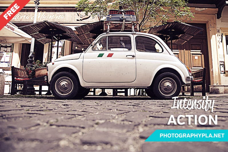 Free Intense Photoshop Action
