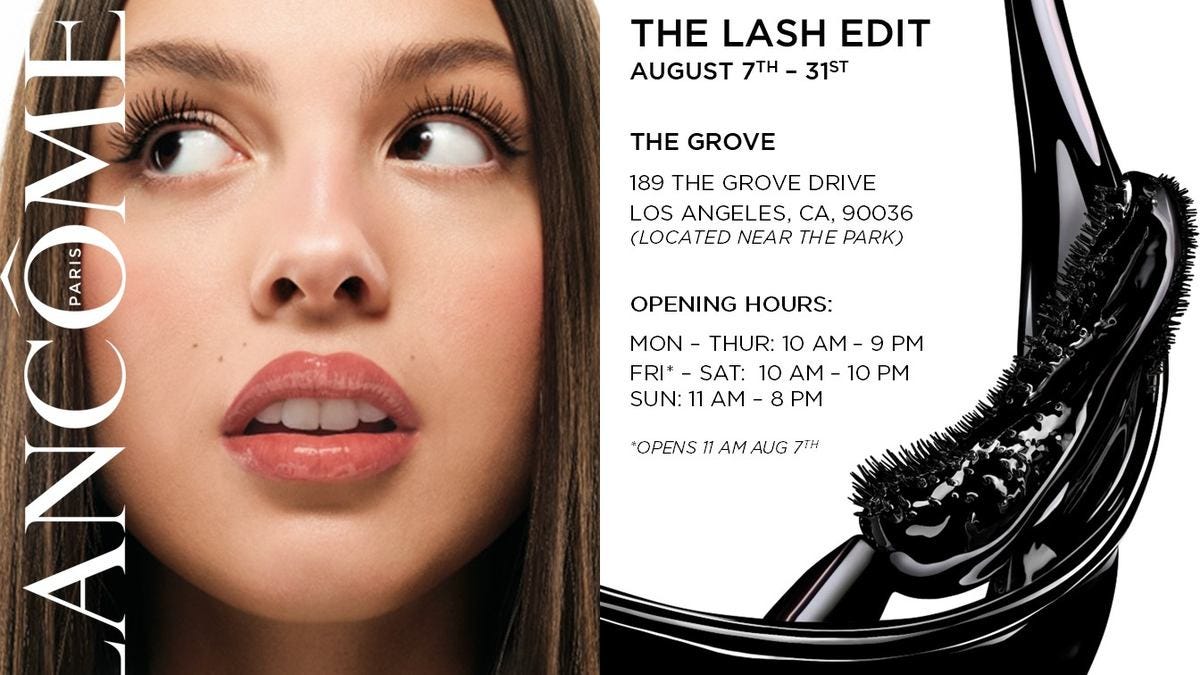 Lancôme The Lash Edit at The Grove