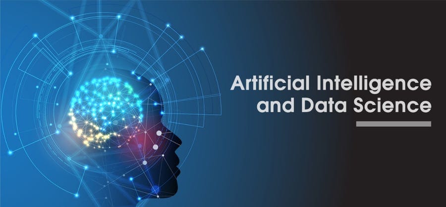 Silhouette of a human head with a glowing brain composed of interconnected nodes and lines, with the words \ Silhouette of a human head with a glowing brain composed of interconnected nodes and lines, with the words \