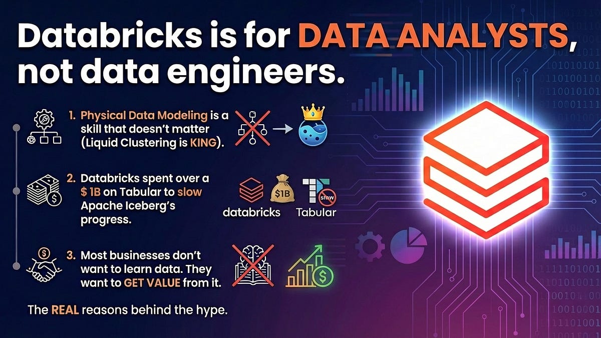Databricks Inforgraphic Posts Databricks is no longer about tuning knobs