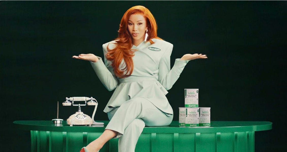 Cardi B and Bobbie Infant Formula Execs Are Harming Mother and Infant Health