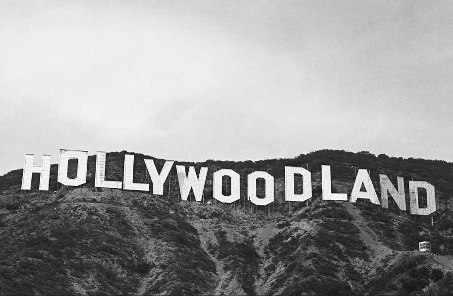 A Brief History Of The Hollywood Sign - Warped Factor - Words in the Key of  Geek.