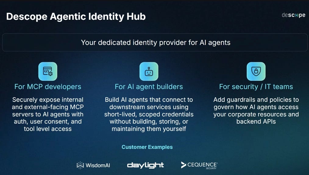 Descope vendor profile and no-code identity provider model