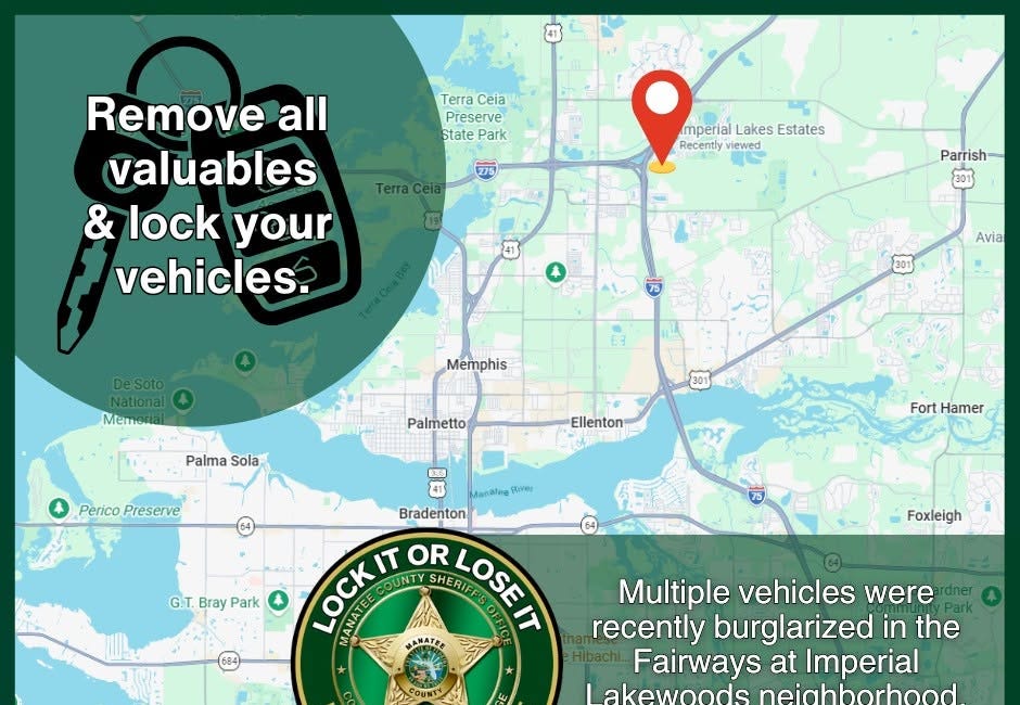 Teen Suspects Arrested After Vehicle Burglaries in East Manatee Neighborhood