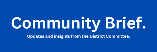 updates and insights from the district committee.