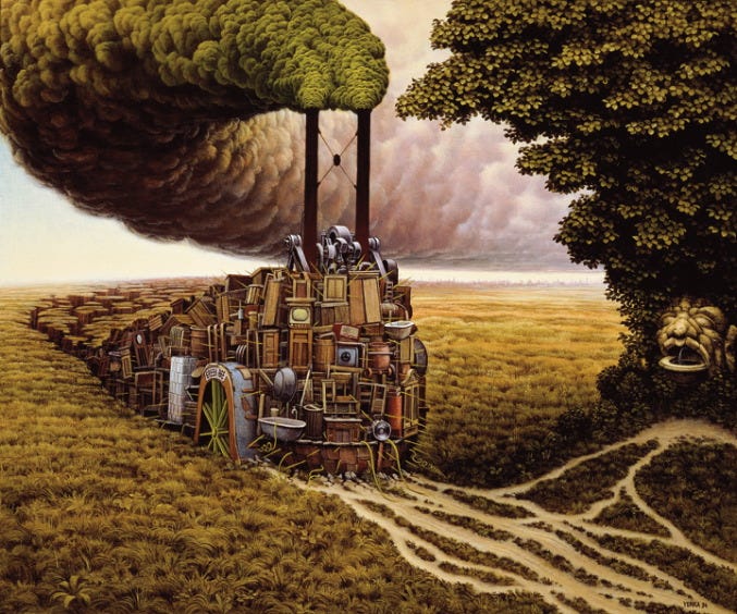 Green age - Jacek Yerka
