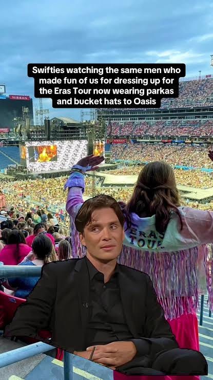 🤣🤣🤣 I’d be dressing up for both! #erastour #swiftie #oasis #oasisfans  #liamgallagher #noelgallagher #oasislive #taylorswift #taylor #swift