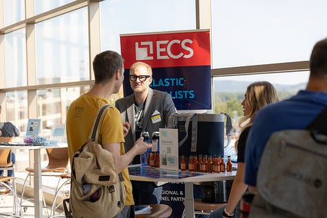 A few of our sponsor tables