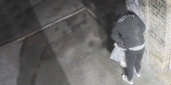 Man captured on CCTV watching the Station Approach fire