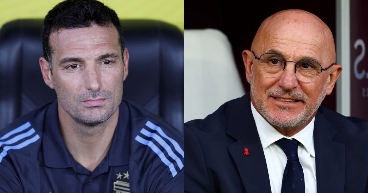 De La Fuente, el maestro de Scaloni, a la final del Mundial con España :: Olé - ole.com.ar De La Fuente, el maestro de Scaloni, a la final del Mundial con España :: Olé - ole.com.ar