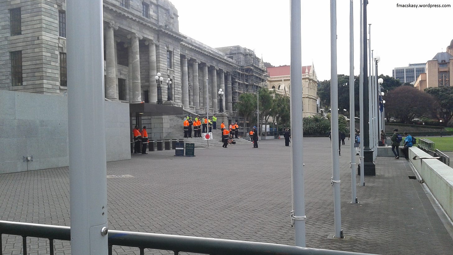 TPPA - trans pacific partnership agreement - protest march - wellington - 15 august 2015