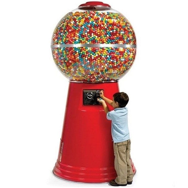 Jumbo Giant Gumball Machine Jumbo Giant Gumball Machine