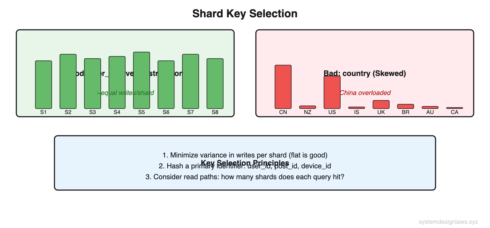 Shard Key Selection