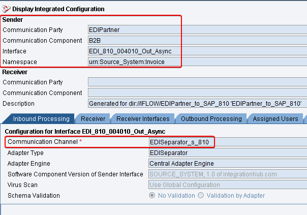 Split EDI inbound processing from B2B component (EDI separator adapter) Split EDI inbound processing from B2B component (EDI separator adapter)