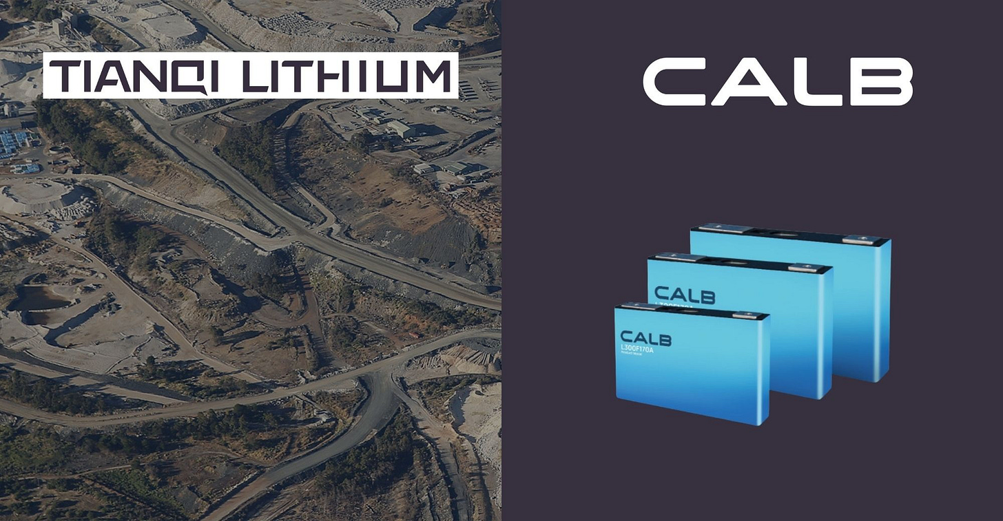 Tianqi Lithium to Contribute $100M for CALB’s Hong Kong IPO Tianqi Lithium to Contribute $100M for CALB’s Hong Kong IPO