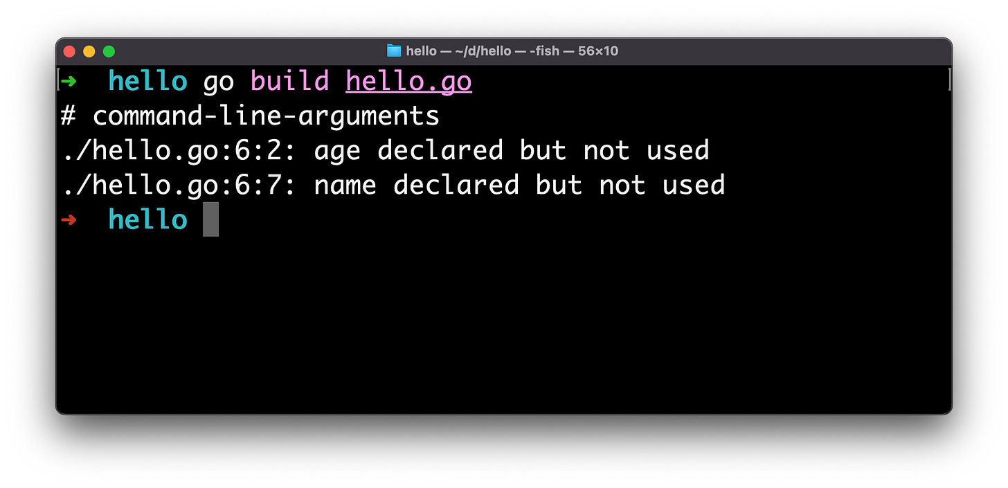 Go Basics: Variables and types