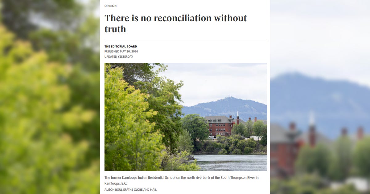 Globe and Mail admits “failure of journalism