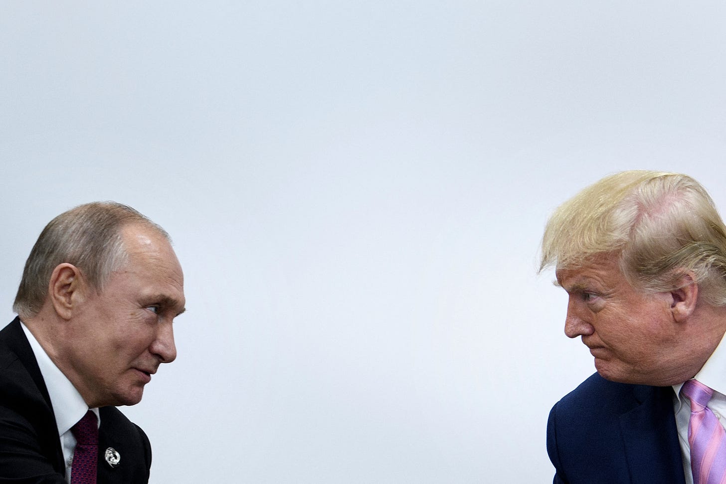 Russian President Vladimir Putin and U.S. President Donald Trump
