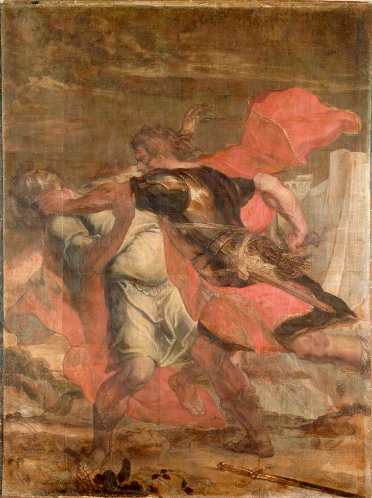 Romulus killing Remus - Collections Online | Museum Wales