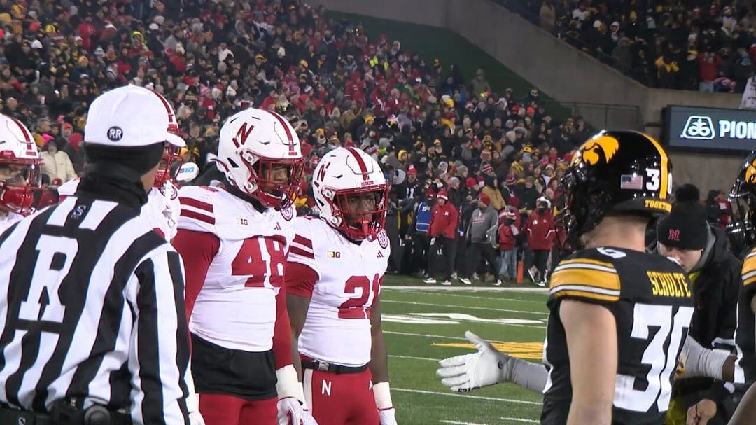 Video: There was an attempt by Iowa captains to have a pregame handshake  with Nebraska captains : r/sports