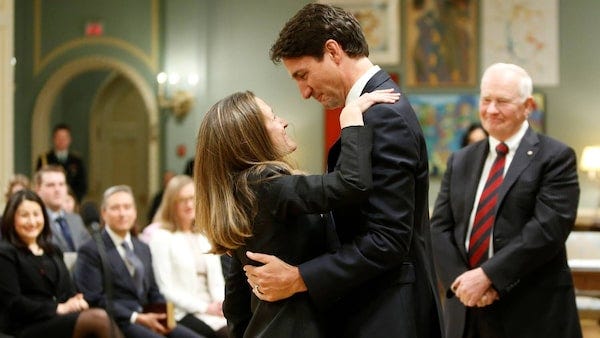 Freeland tasked by Trudeau to negotiate with Trump administration - The  Globe and Mail