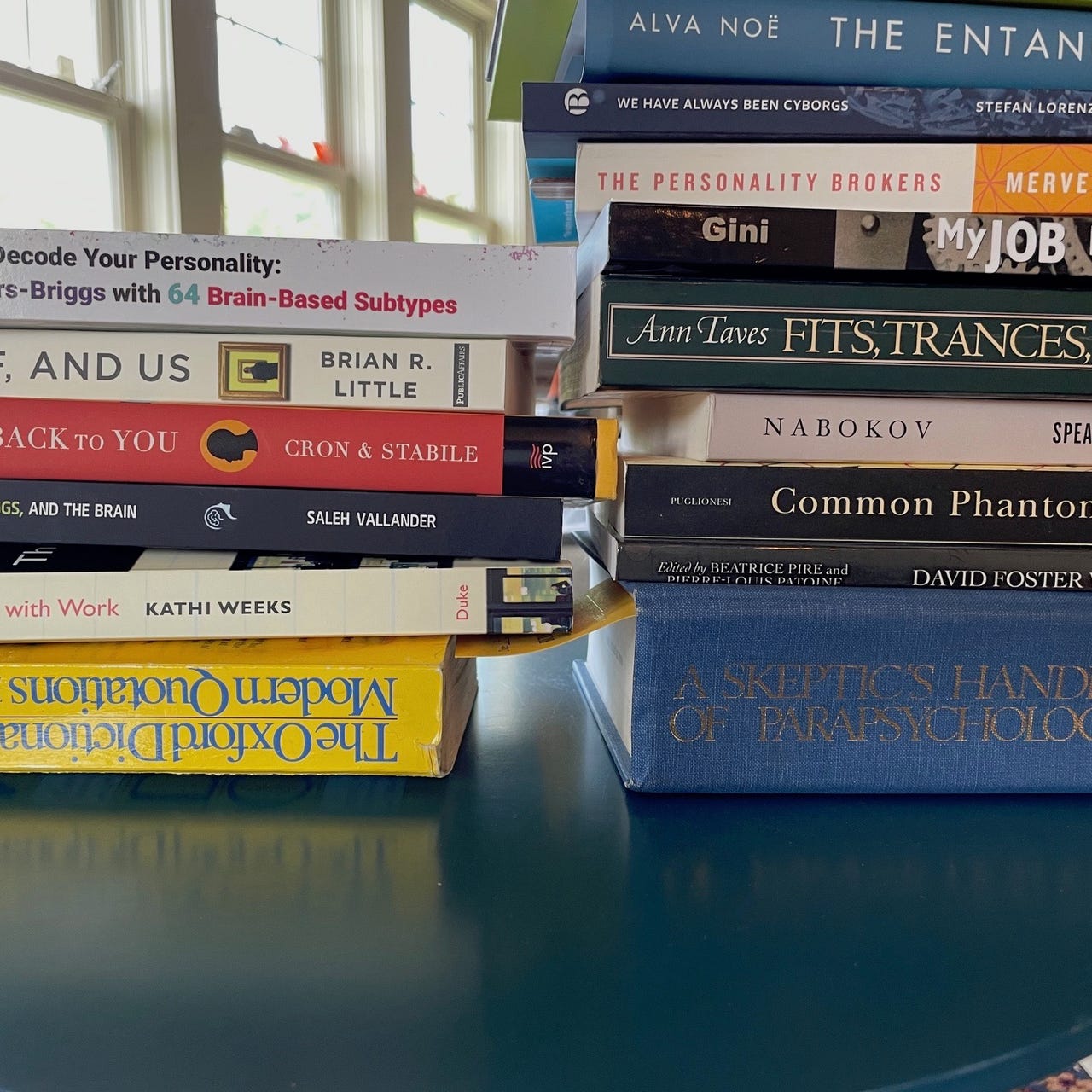 Marianne Janack's reading recommendations & some philosophy