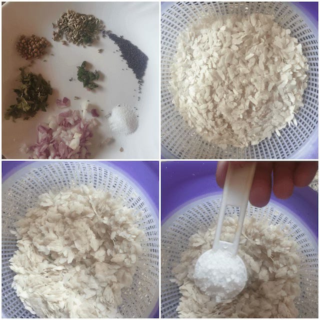 Indori Poha Ingredients