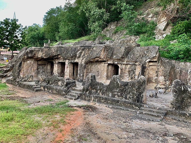 Lower cave, right view