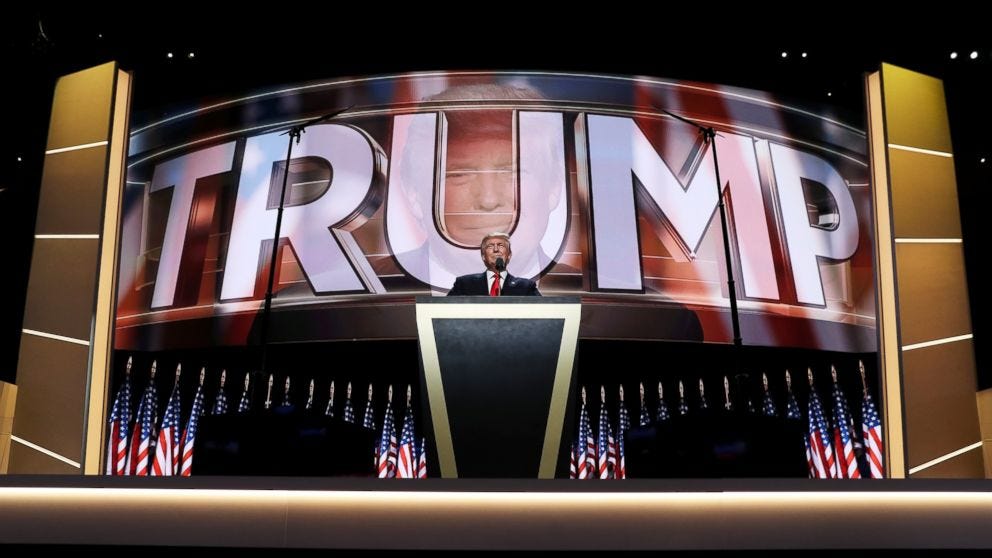 FULL TEXT: Donald Trump's 2016 Republican National Convention Speech - ABC News FULL TEXT: Donald Trump's 2016 Republican National Convention Speech - ABC News