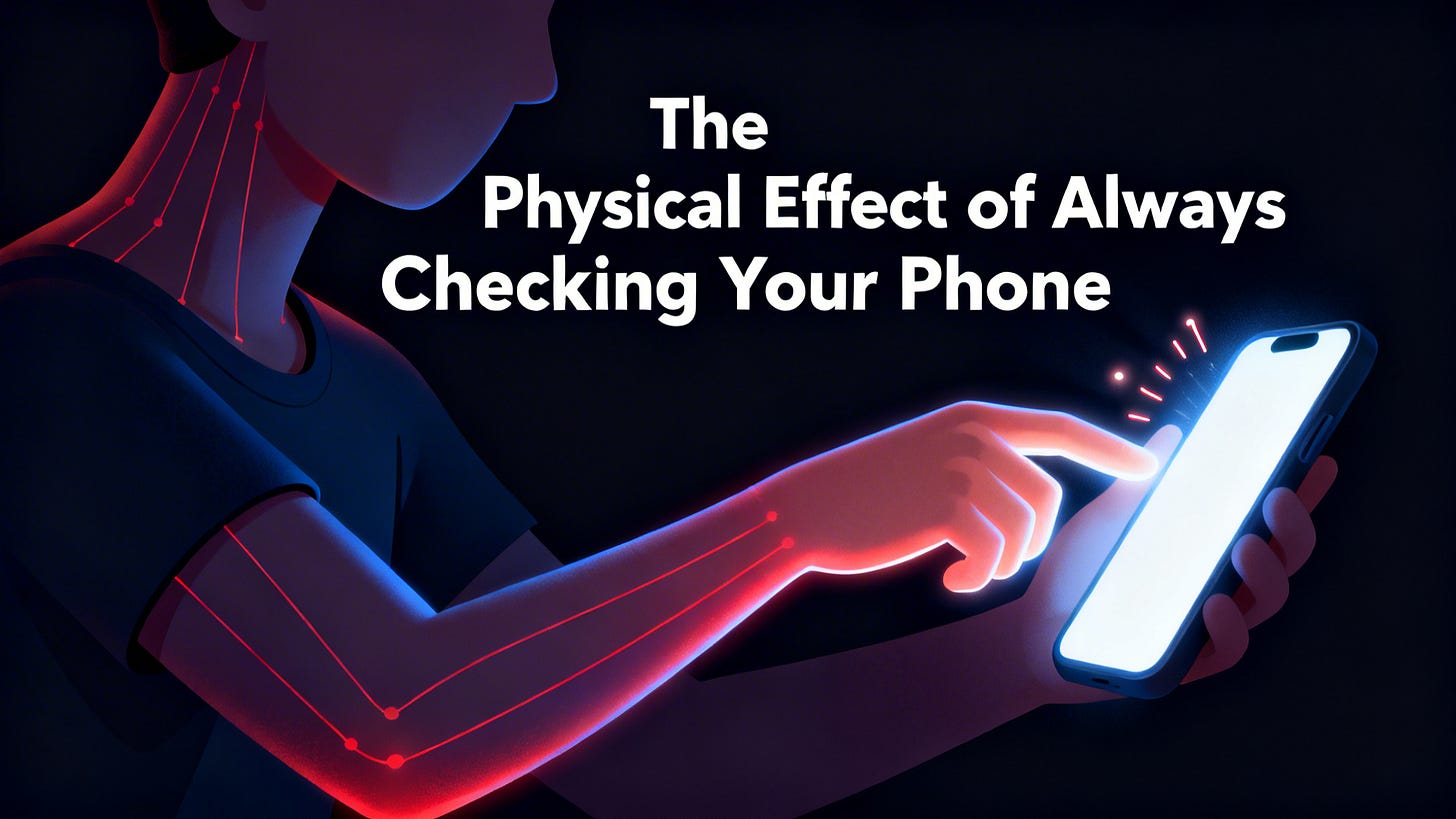 Always Checking The Physical Effect of Always Checking Your Phone