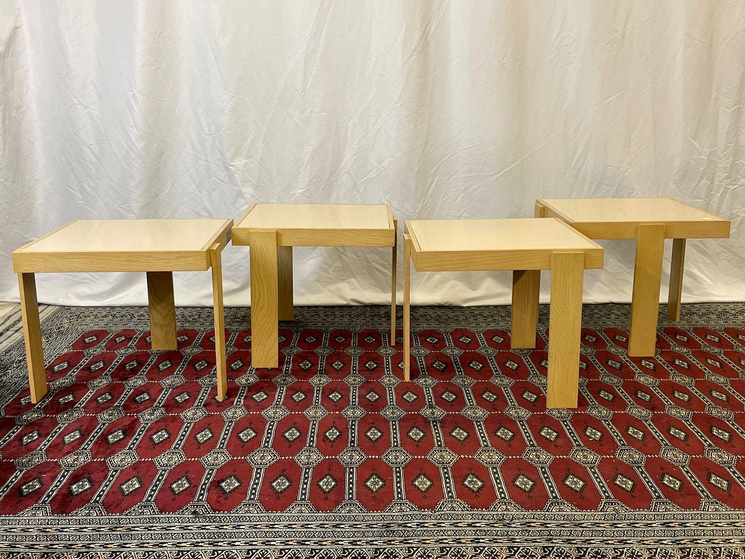 Gianfranco Frattini-style Nesting Tables