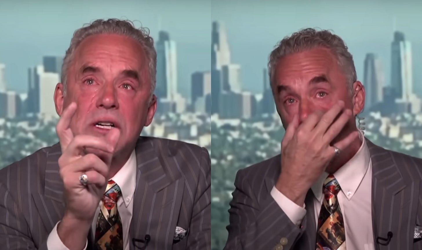 Jordan Peterson Breaks Down Into Tears on Piers Morgan Show