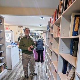 Bookstores, comforting, and endlessly inviting in any season