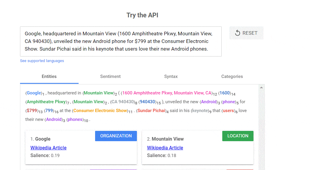 Google Knowledge Graph Search API Google Knowledge Graph Search API