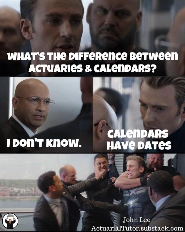 What's the difference between actuaries and calendars?